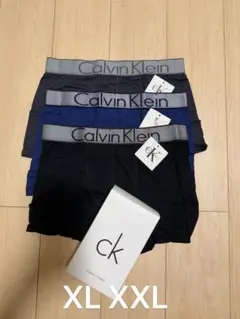 新品・未使用 XXL 3枚セット カルバンクライン ボクサーパンツ