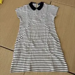 FRED PERRY フレッドペリーストライプ ミニワンピース S