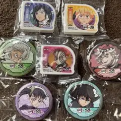 【非売品・未使用未開封】鬼滅の刃×くら寿司 消しゴム&缶バッジ計7点