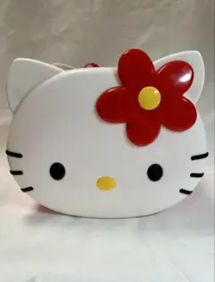 ハローキティ　フェイス型　小物入れ　ピンク