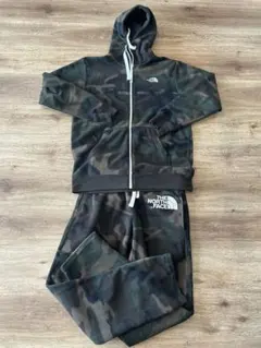 THE NORTH FACE カモフラージュ フルジップパーカー　セットアップ