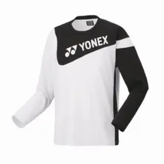 YONEX ロンT Sサイズ 白×黒 バドミントン テニス