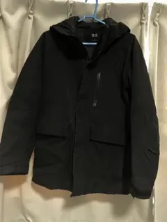 UNIQLO S ハイブリッドダウンジャケット ブラック