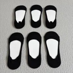 【新品】フットカバー 黒 6足セット
