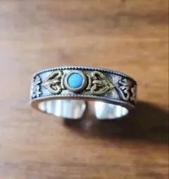 ナバホ族風 シルバー リング ヴィンテージ風 インディアン メキシカン64