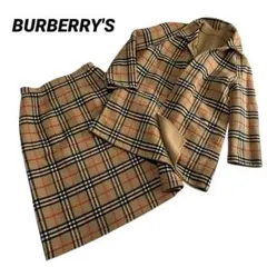 超希少！BURBERRY'S リバーシブルコート　＋スカート　メガチェック
