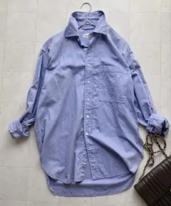 極美品☆25FWスピックアンドスパン オックススタンダードシャツ 