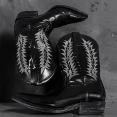 00s archive belt boots black 27.5cm y2k - メルカリ