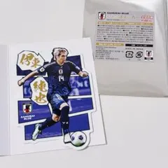 サッカー日本代表　伊東純也　ダイカットステッカー　シール