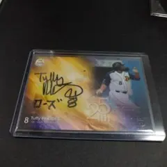 ＢＢＭ　オリックス　タフィ・ローズ　直筆サインカード タフィー ローズ選手 直筆サインカード オリックス バファローズ