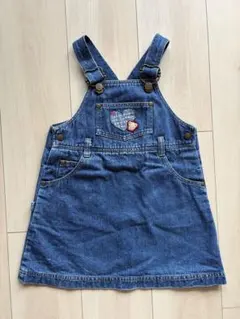 ファミリア デニム ジャンパースカート 100