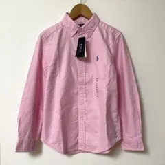 ラルフローレン ピンク マルチポニー刺繍 オックスフォードシャツ