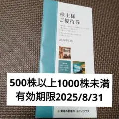 東急不動産 株主優待券