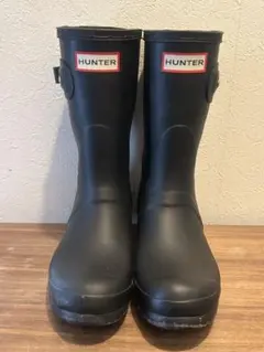 HUNTER 長靴　レインブーツ　ブラック美品