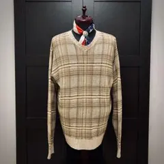 希少！ ダブルアールエル RRL Vネック ニットセーター 初期 三つ星タグ M