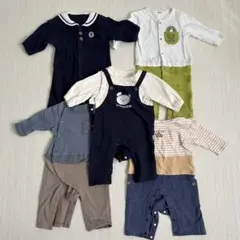 ロンパース70 5枚セット 男の子 まとめ売り