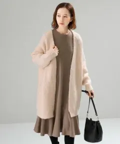 【完売】F by ROSSO＊エフバイロッソ＊裾フレアワンピース