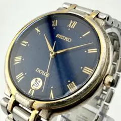 新品電池 稼働 SEIKO ドルチェ 8J41-6040 QZ メンズ コンビ - メルカリ