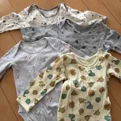 UNIQLO 西松屋 BREEZE ベビー肌着 4着セット 長袖