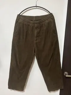 【UNIQLO】コーデュロイイージーアンクルパンツ　Mブラウン