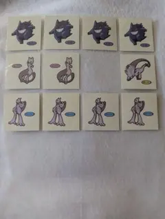 s*9様 ㉖ポケモンパン デコキャラシール まとめ売り▼第212弾 ゲンガー ミ