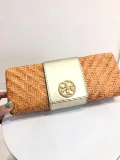 Tory Burch かご ミニ クラッチバック