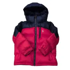 【美品】ポロ・ラルフ・ローレン フード付き　ダウンジャケット　120cm