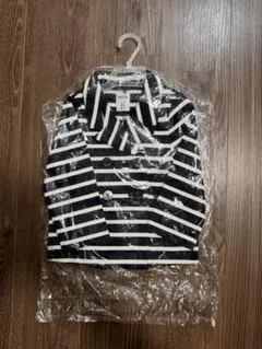 【新品　タグ付】familiar ファミリア　ボーダー　ジャケット　ピーコート