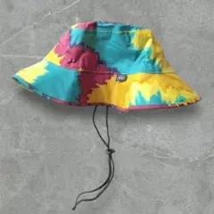 KiU帽子 UV&RAIN パッカブル サファリハット タイダイ柄