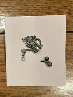 リーフ&フラワー　ピンブローチのサムネイル