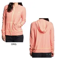 ROXY ロキシー レディース ラッシュガード 水着 長袖 フード付き オレンジ