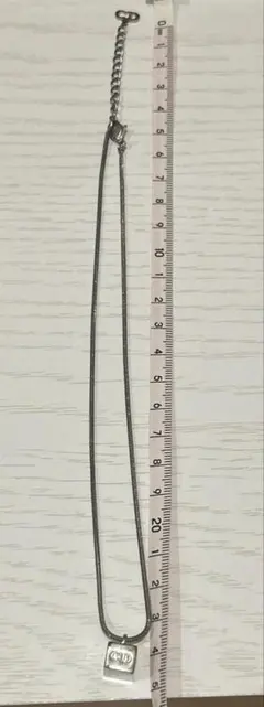 クリスチャンディオール　シルバーネックレス