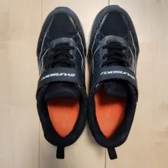 SHINSOKU 俊足 25cm ブラック 防水スニーカー