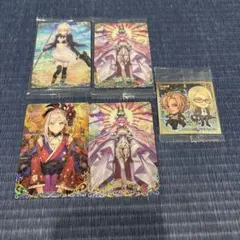 FGO ウエハースカード、シール9枚セット