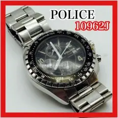 POLICE メンズ腕時計 10962J クロノグラフ 傷や汚れあり 動作未確認のサムネイル