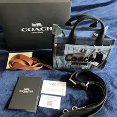 COACH カーゴトート　パッチワーク　デニムマルチ　未使用品　百貨店直営店購入