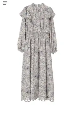 earth music&ecology フラワーフリルワンピース