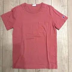 チャンピオン Tシャツ ポケットT レッド Sサイズ