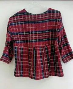 ウール七分袖シャツとスカート　セットアップ　prit