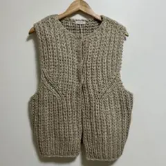 todayful Mix Handknit Vest ブラウン - メルカリ