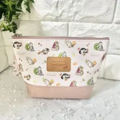 【モフサンド】フルーツにゃん　スクエアポーチ