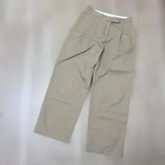 グリーンレーベルリラクシング　パンツ　チノパン　ベージュ　無地　日本製　３６