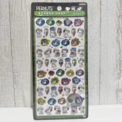 正規品　スヌーピー　ボンボンドロップ シール　ミニ　緑　きょうだいたち