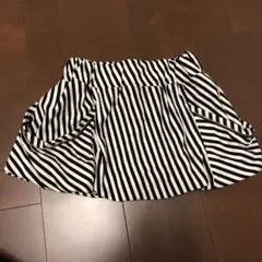 バルーンスカートミニ　ストライプ