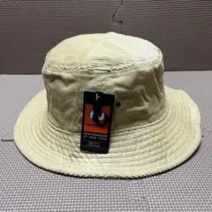 新品 ニューハッタン バケットハット コーデュロイのベージュ系サンド S/M