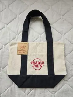 まとめ買いがお得/トレーダージョーズミニトートバッグ/ネイビーのサムネイル