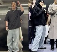 売り切り！登坂広臣着用BALENCIAGA ロークロッチ baggyデニム 24のサムネイル