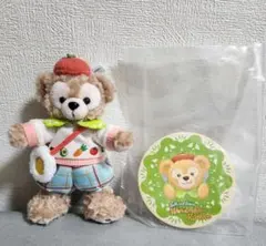 ワンダフルキッチン　 ダッフィーぬいぐるみバッジ&コースター