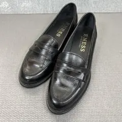 極美品✨️エネス ENESS ブラック コインローファー 36(23cm) - メルカリ