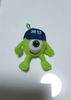 【美品】ディズニー モンスターズインク マイク ストラップ マスコット